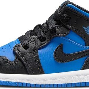 Toddler's Jordan 1 Mid Lt Smoke Grey/White-Anthracite